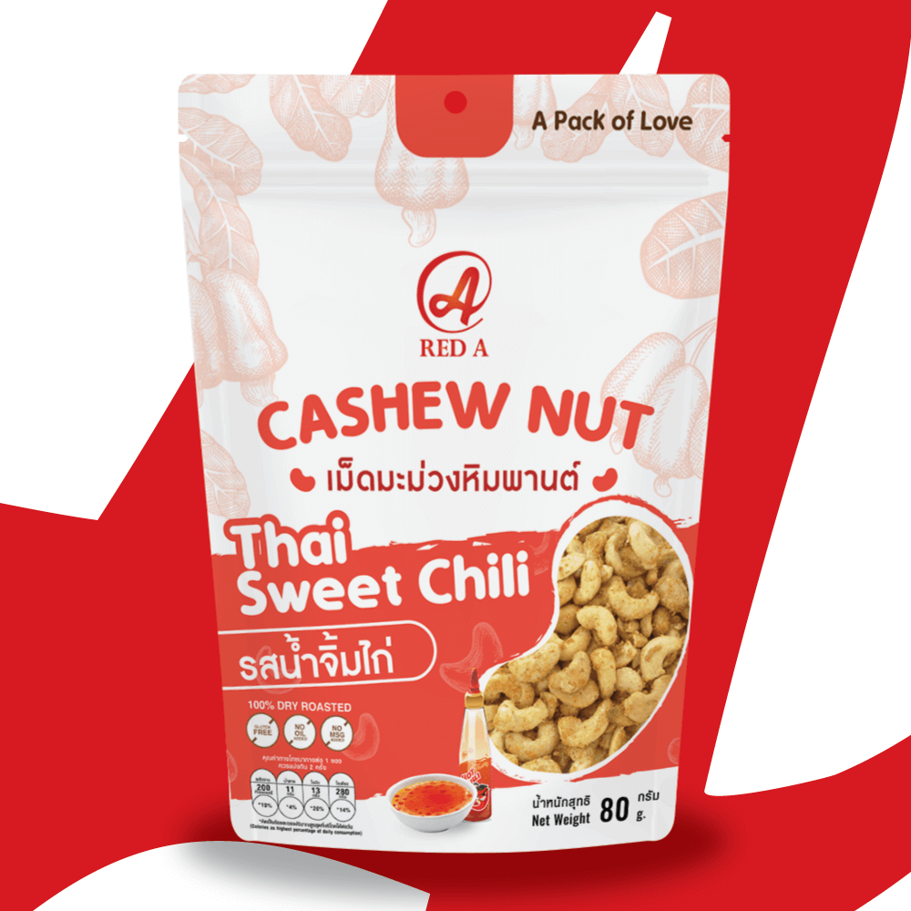 Cashew Nut Thai Sweet Chili : Apple's Island Company Limited : Good Snacks Better Life : Cashew Nut, Peanut, SEAWEED CHIPS, GREEN PEAS, RICE SNACKS