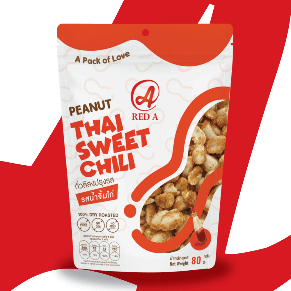 Peanut Thai Sweet Chili : Apple's Island Company Limited : Good Snacks Better Life : Cashew Nuts, Peanut, SEAWEED CHIPS, GREEN PEAS, RICE SNACKS
