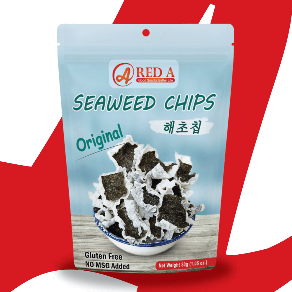 Seaweed Chips Original : Apple's Island Company Limited : Good Snacks Better Life : Cashew Nuts, Peanut, Seaweed Chips, Green Peas, Rice Snack